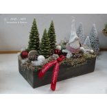 Manófalva adventi koszorú, asztaldísz-klasszikus.